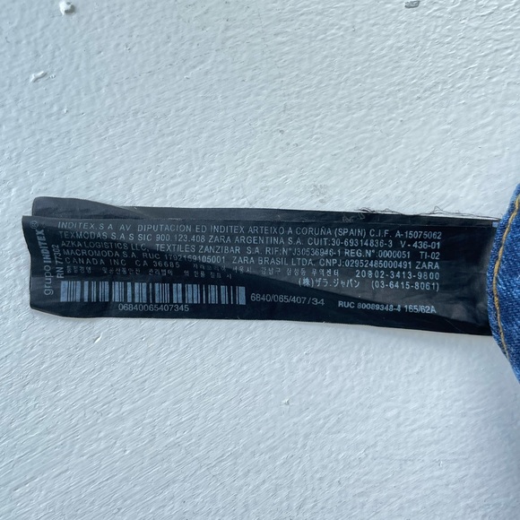 Zara 90’s Full Length Jeans Size 2 - Picture 15 of 16